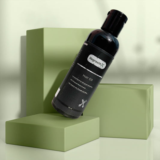 RegrowthX 10% Rosemary Hair Oil for Hair Growth Reduces Hair Fall & Strengthens Hair